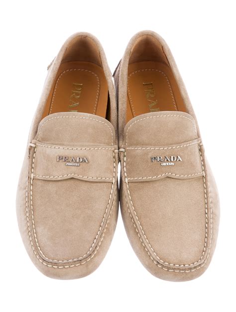 prada men's loafers sale|prada driving loafers men's.